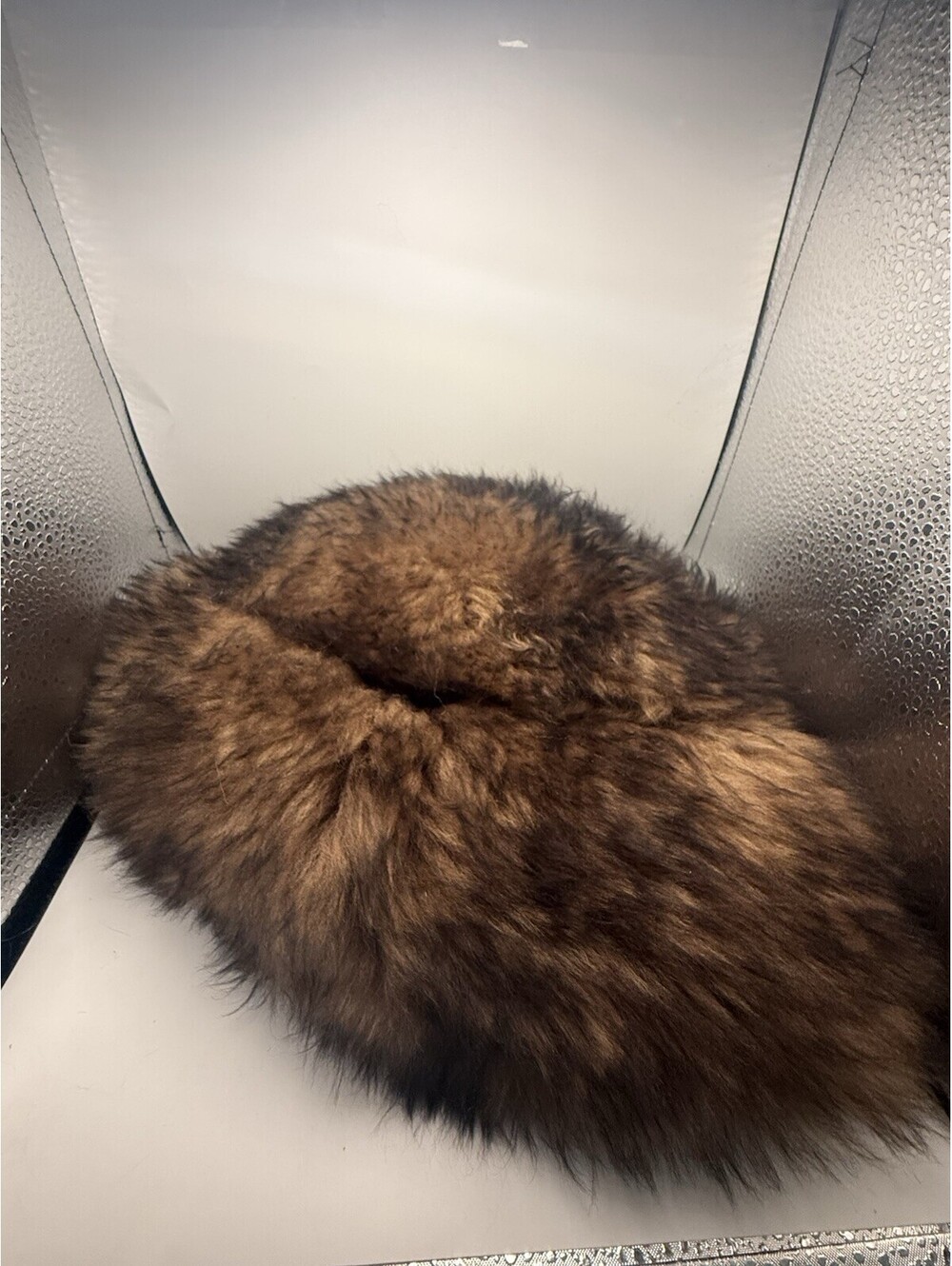 Vintage 70s Italy Dyed Tuscan Lamb Fur Hat